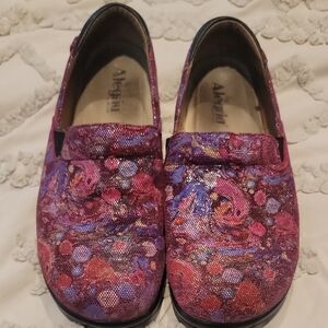 Alegria Keli Pro Wowie Zowie Womens Pink Clogs Size 11 1/2